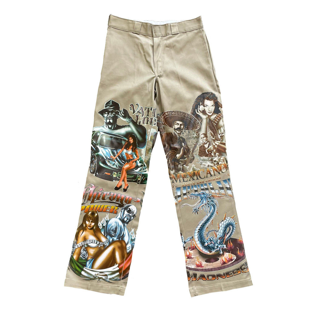 EAST LA Heat Transfer Dickies // Tan