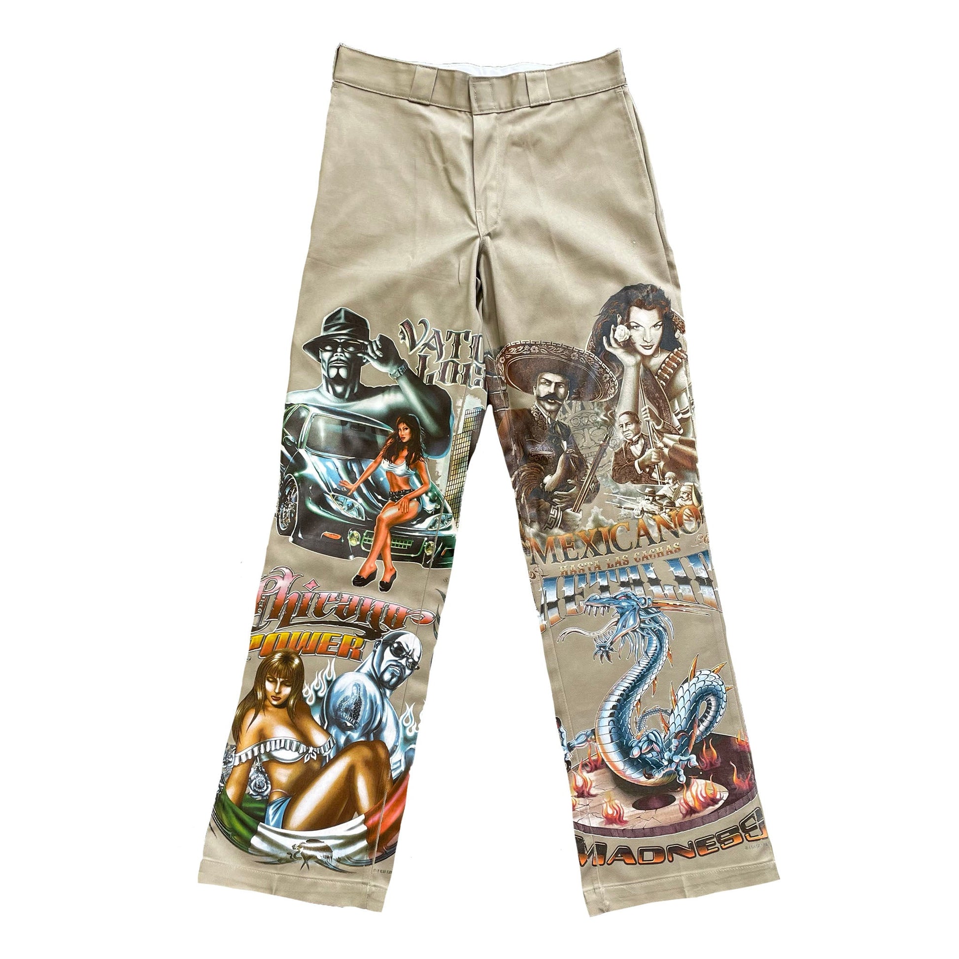 EAST LA Heat Transfer Dickies // Tan
