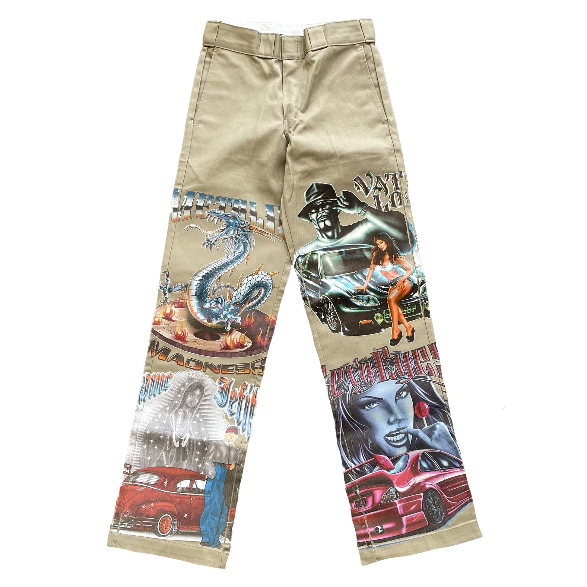 EAST LA Heat Transfer Dickies // Tan