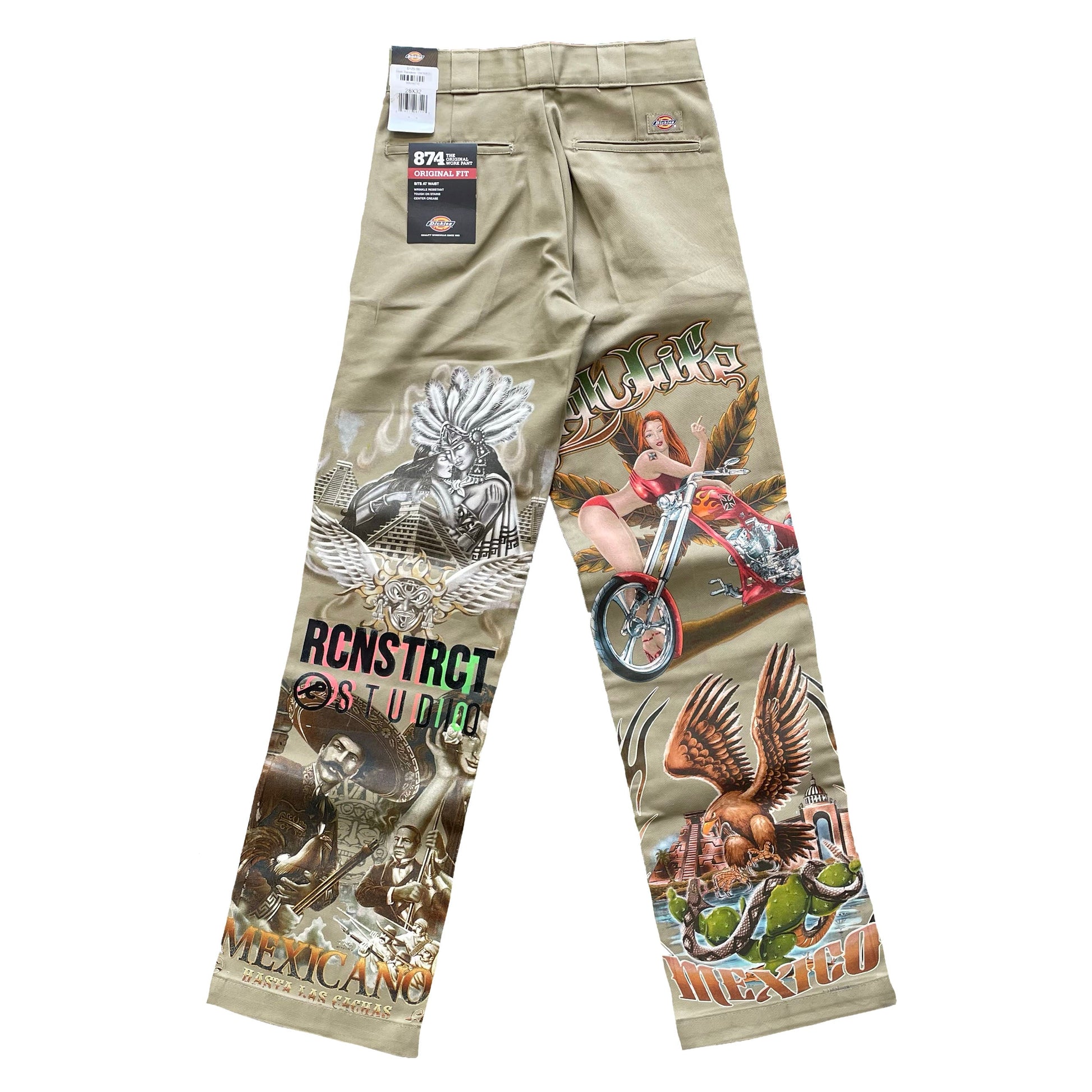 EAST LA Heat Transfer Dickies // Tan