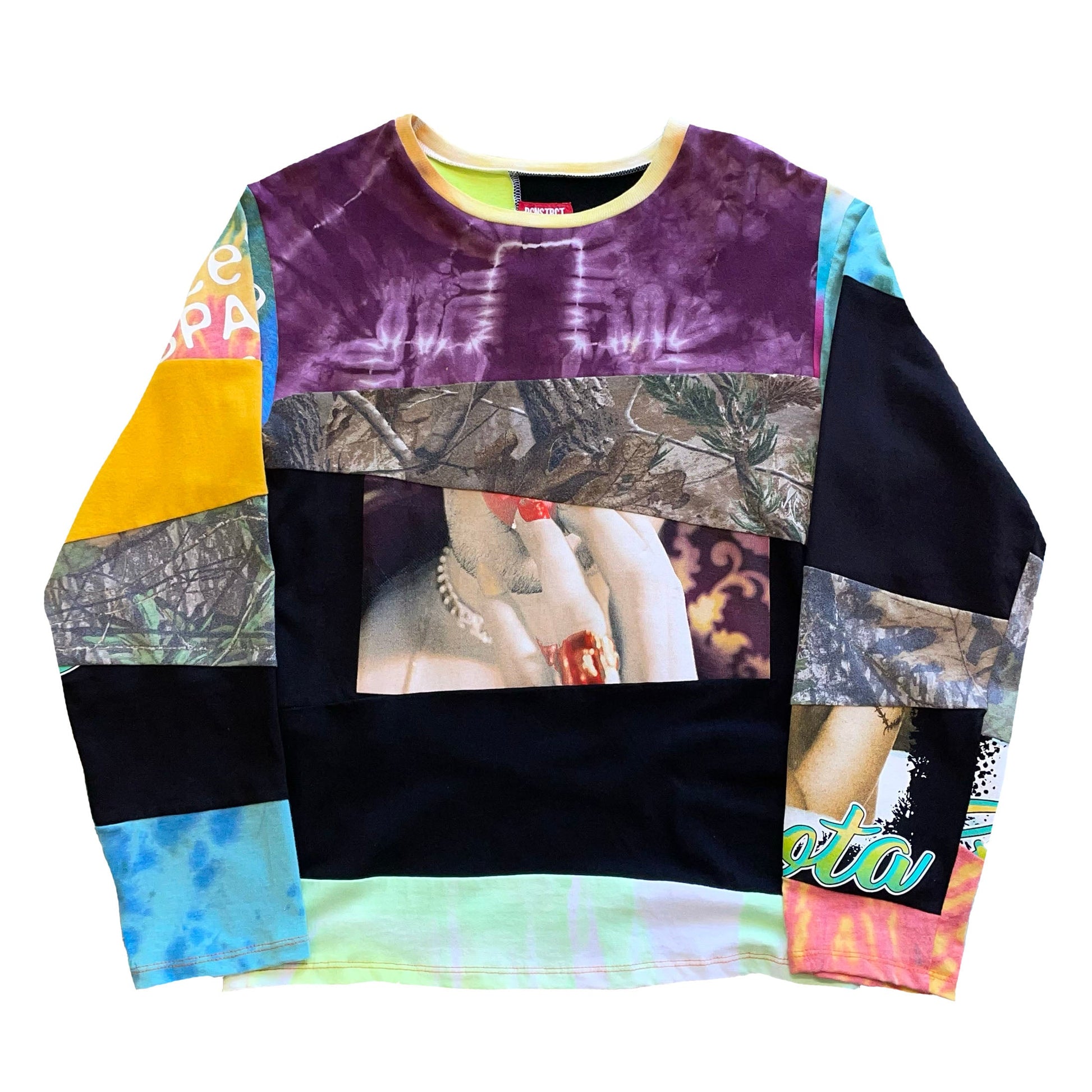Tie Dye Collar Mix Panel