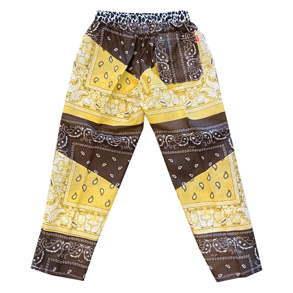 Paisley Pants Yellow & Brown