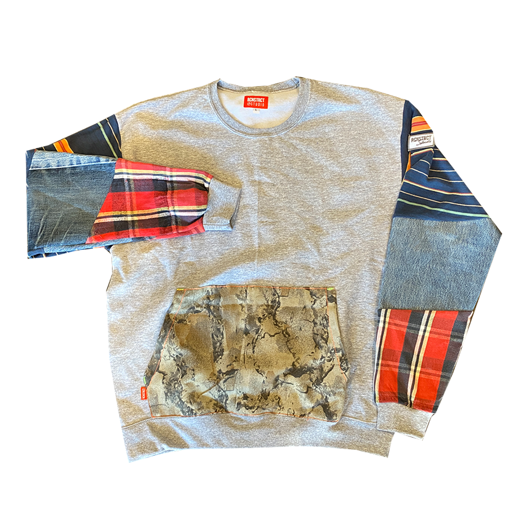 Mixed Sleeve Sweatshirt