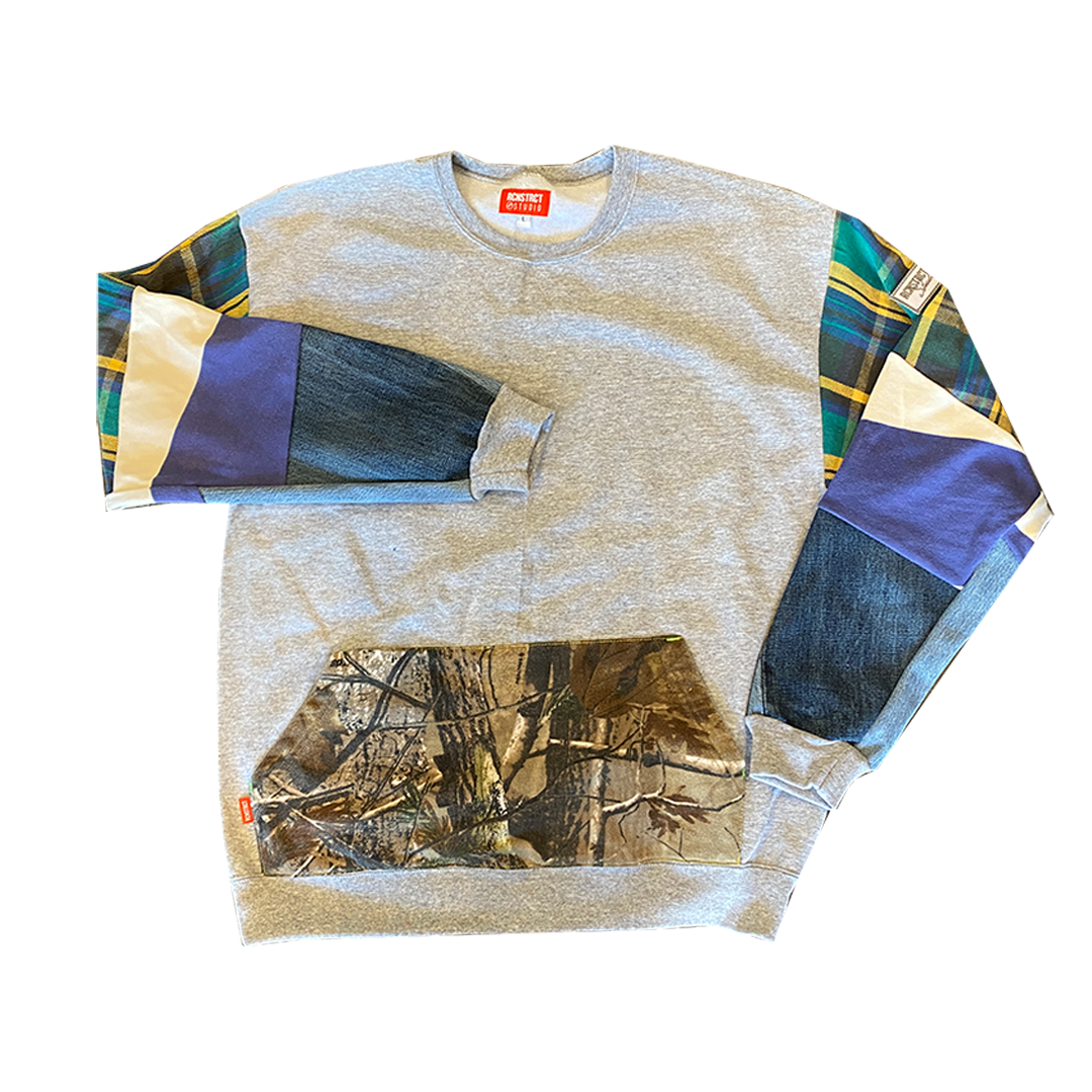 Mixed Sleeve Sweatshirt