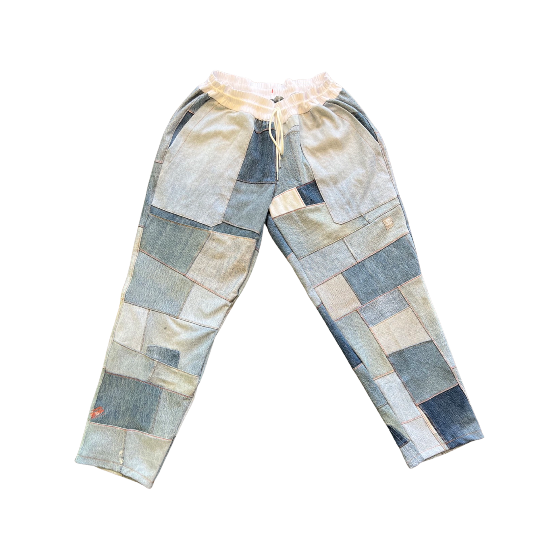 Multi Tonal Denim Pant