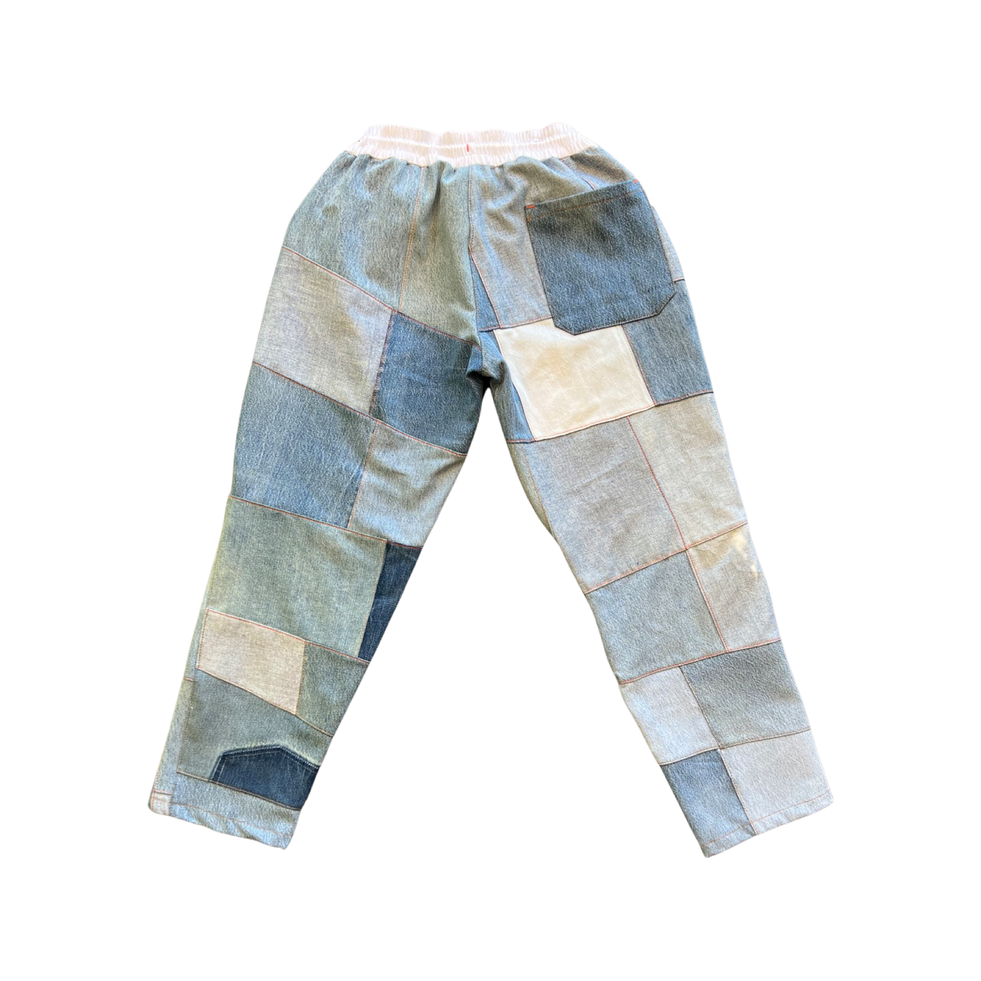 Multi Tonal Denim Pant