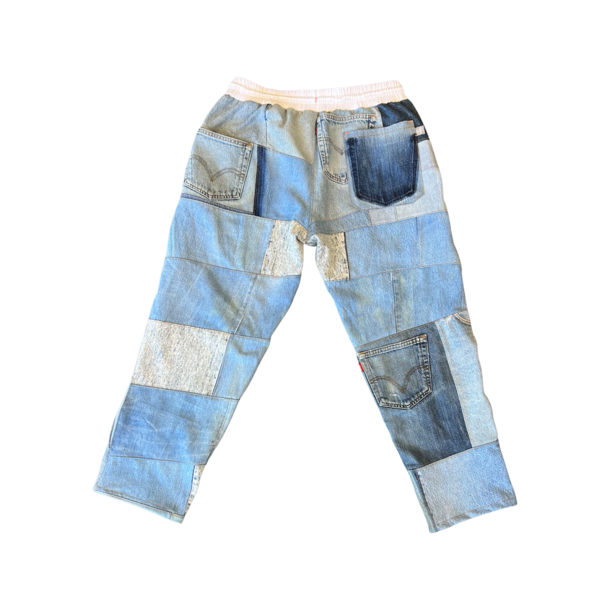 Multi Tonal Denim Pant