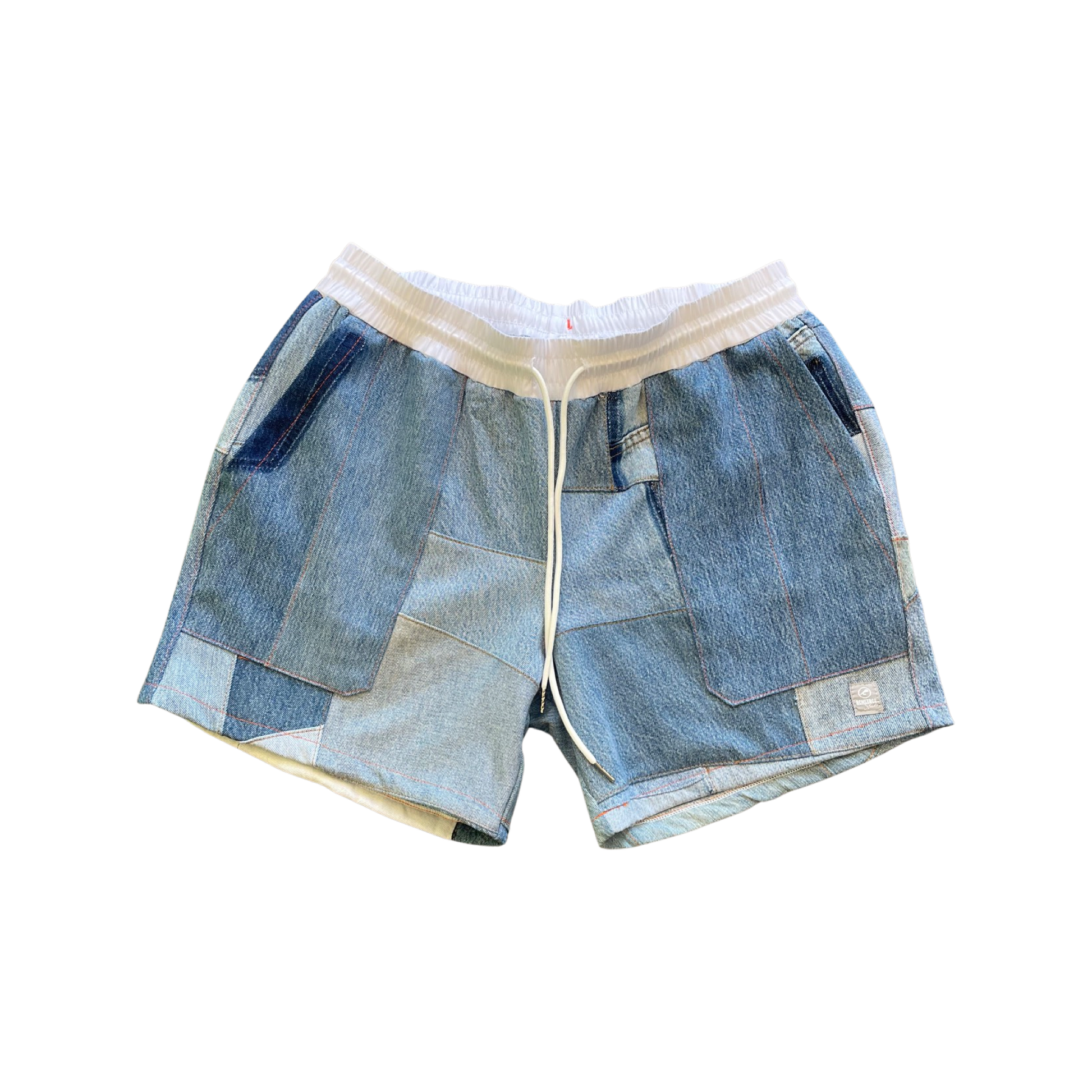 Multi Tonal Denim Short