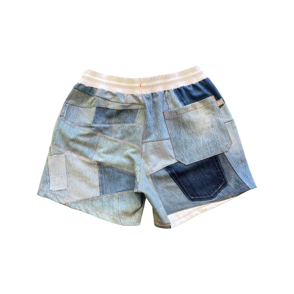 Multi Tonal Denim Short