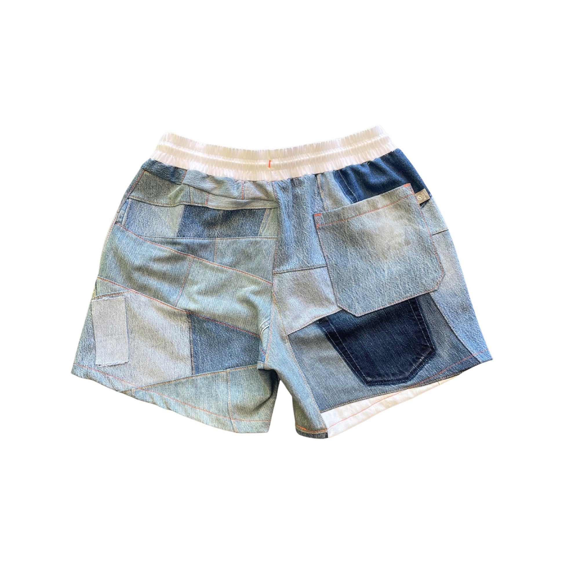 Multi Tonal Denim Short