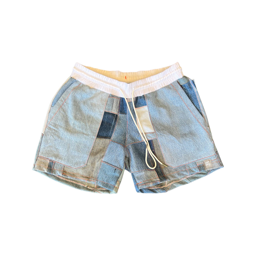 Multi Tonal Denim Short
