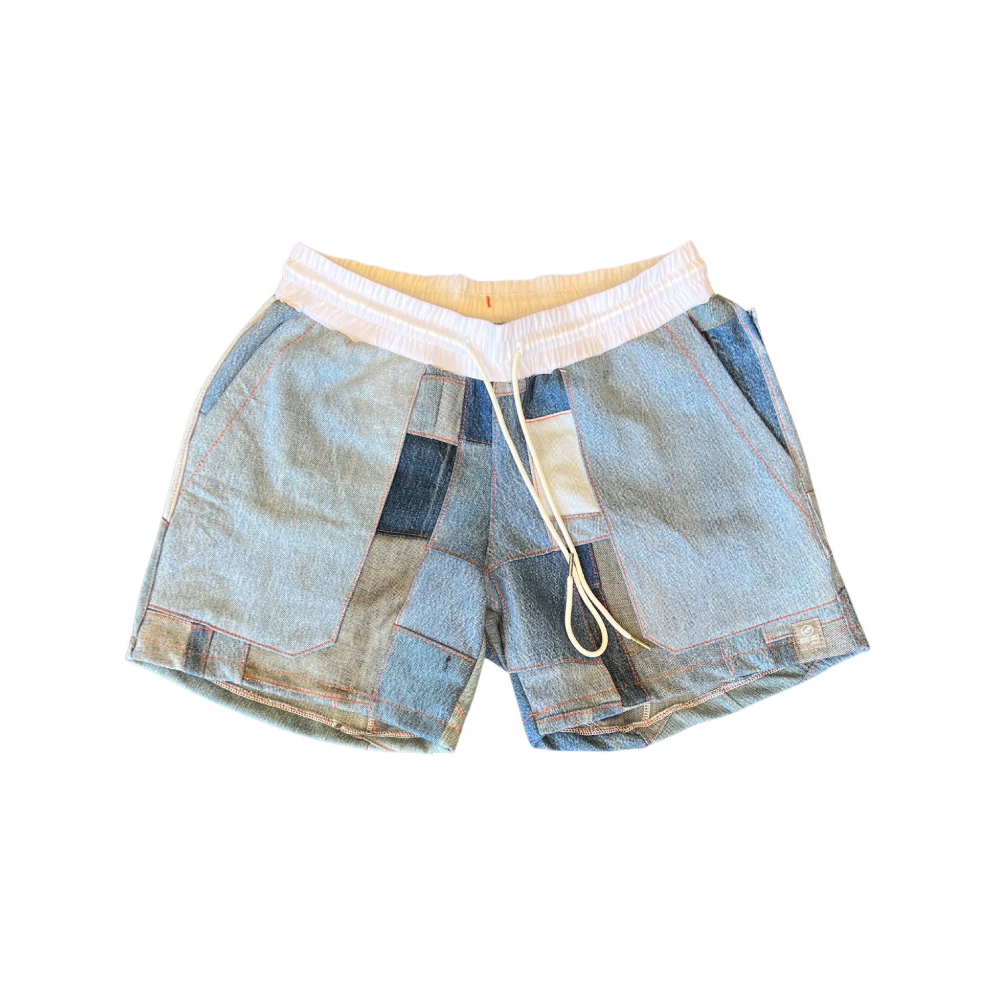 Multi Tonal Denim Short