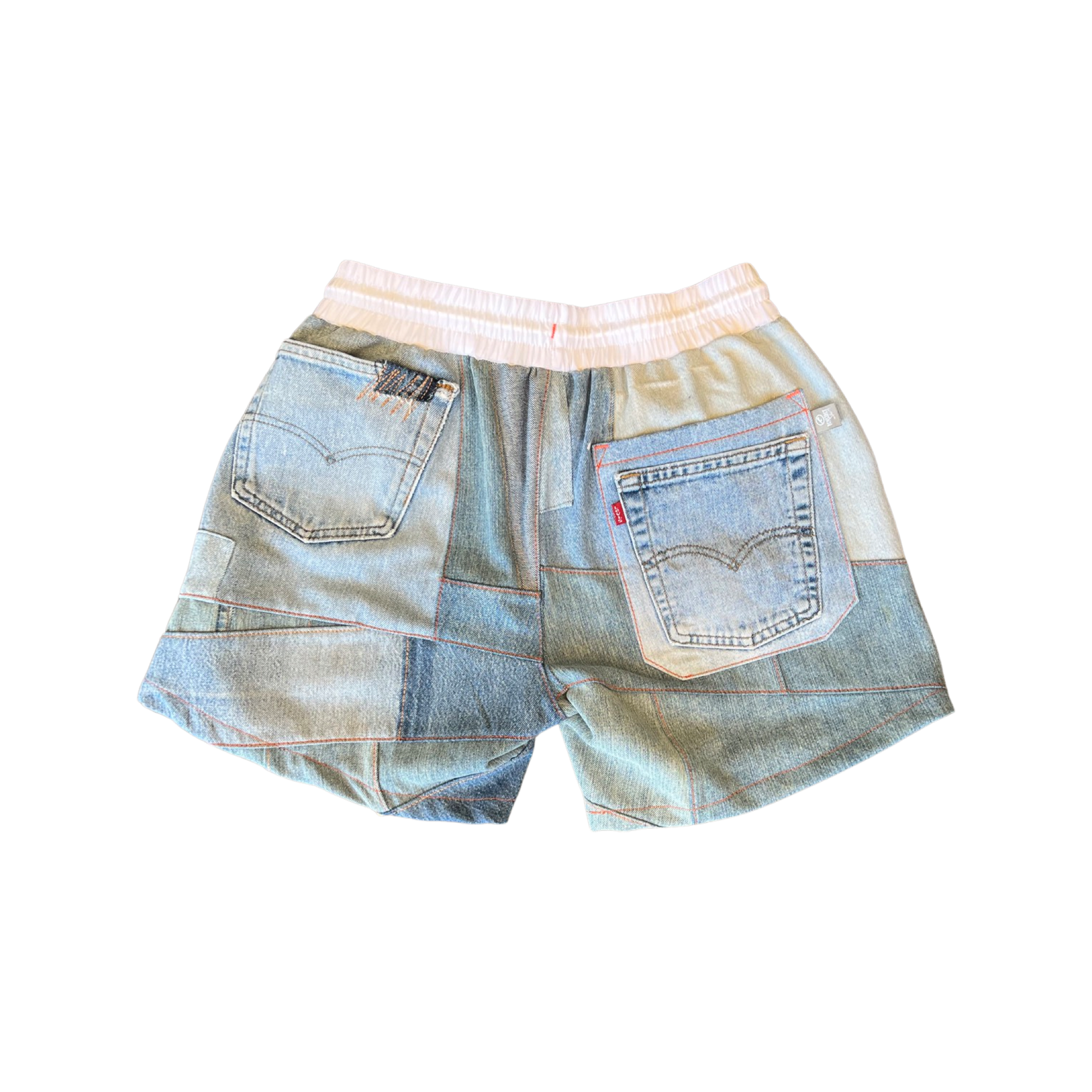 Multi Tonal Denim Short