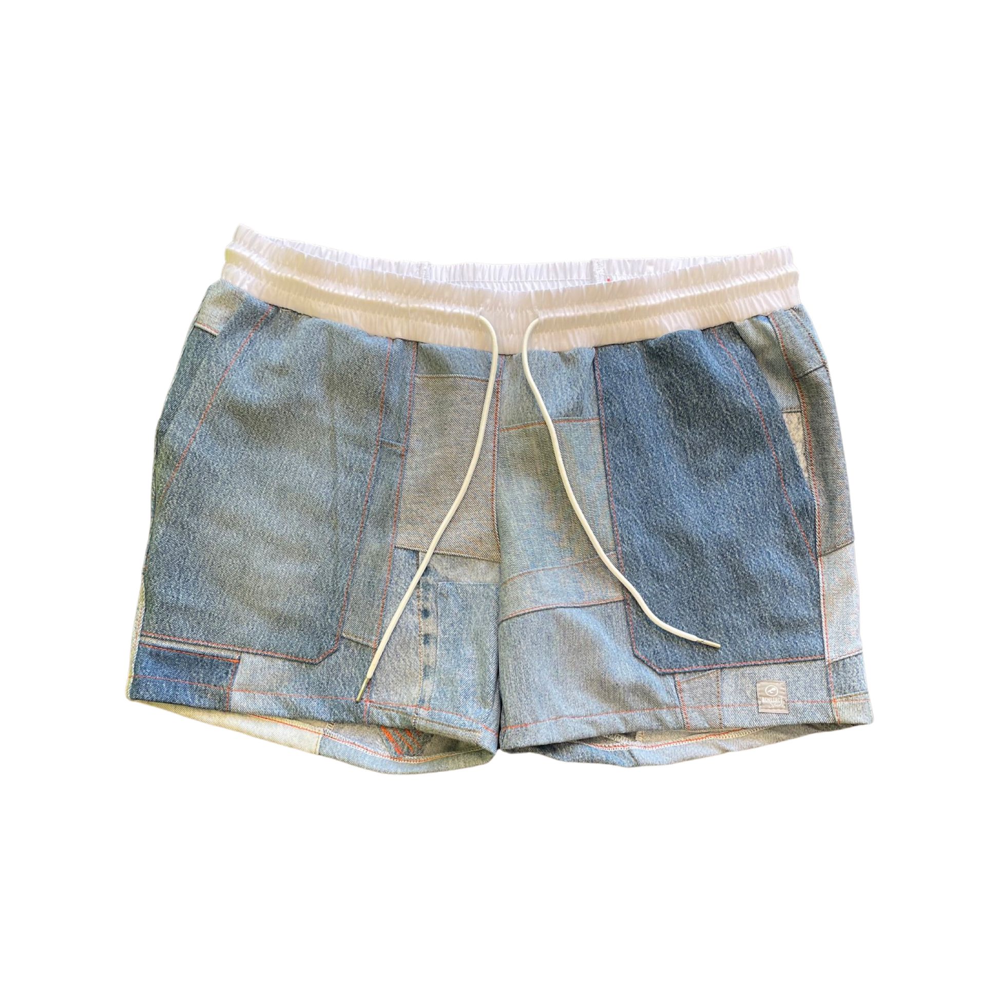 Multi Tonal Denim Short