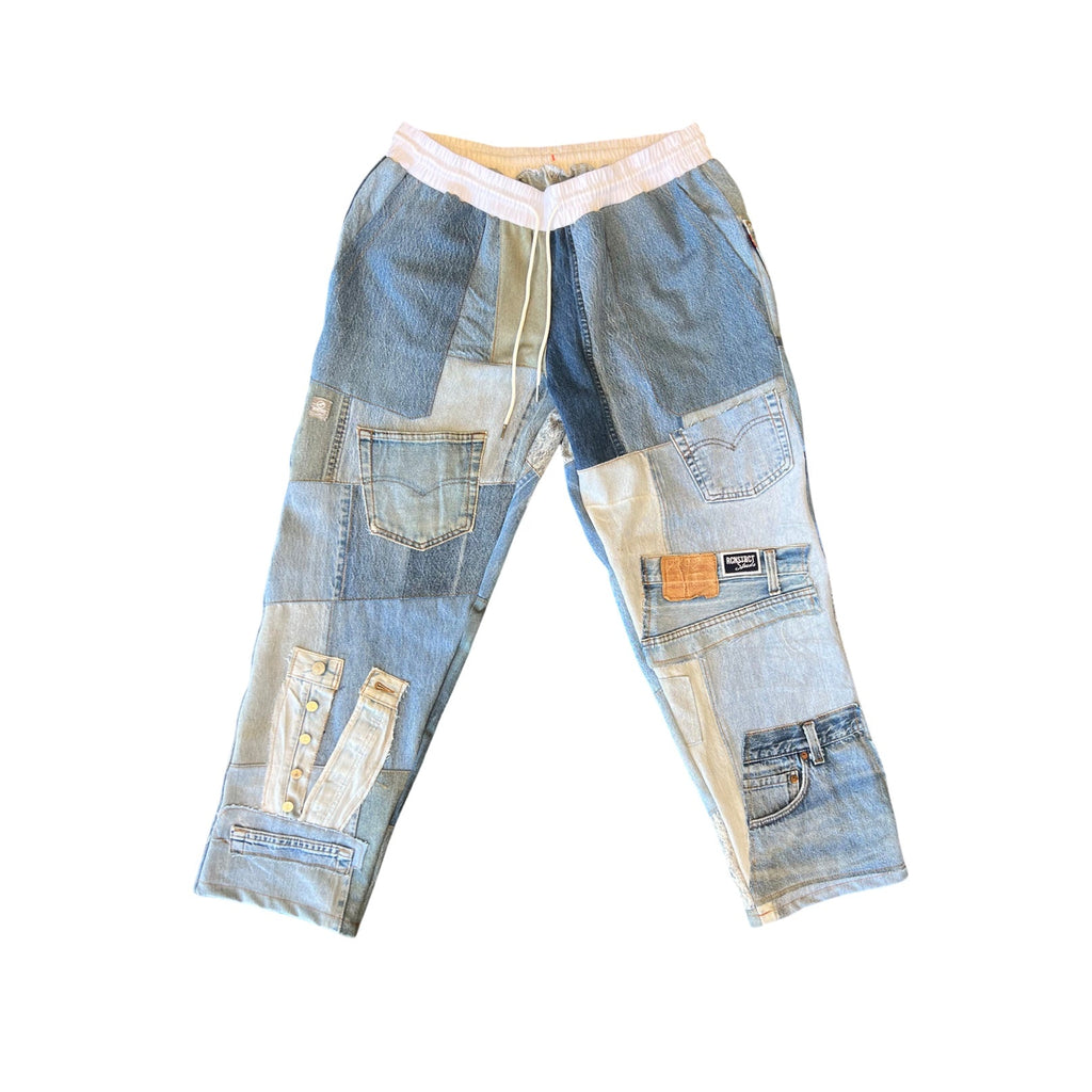 Multi Tonal Denim Pant