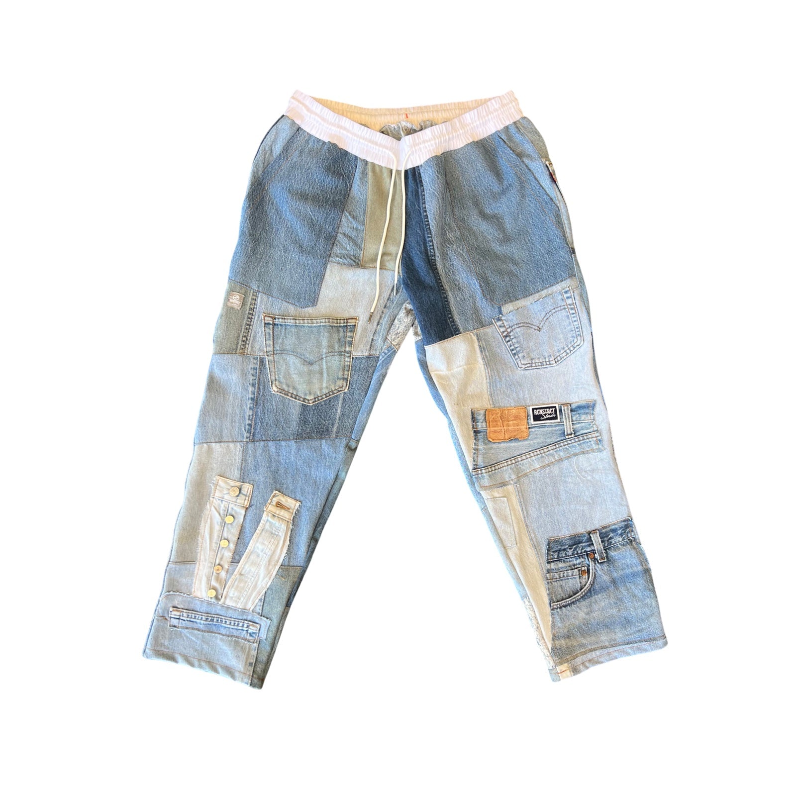 Multi Tonal Denim Pant