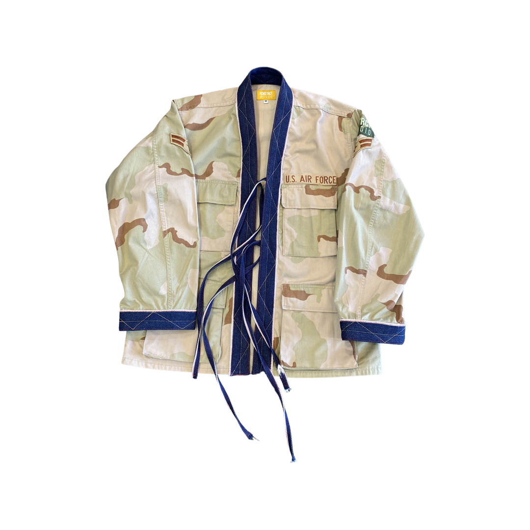 Desert Storm + Selvedge Denim Kimono