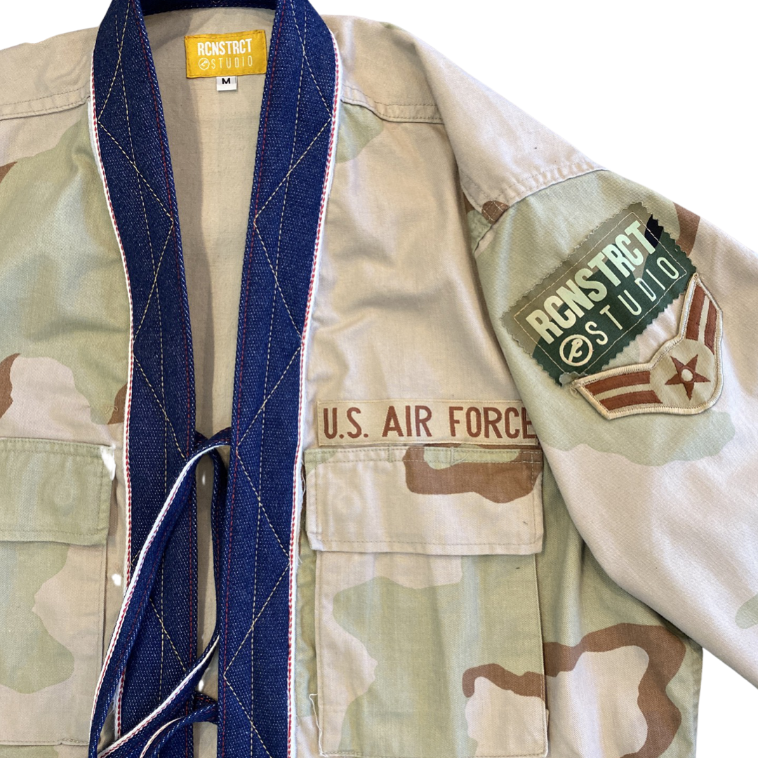 Desert Storm + Selvedge Denim Kimono