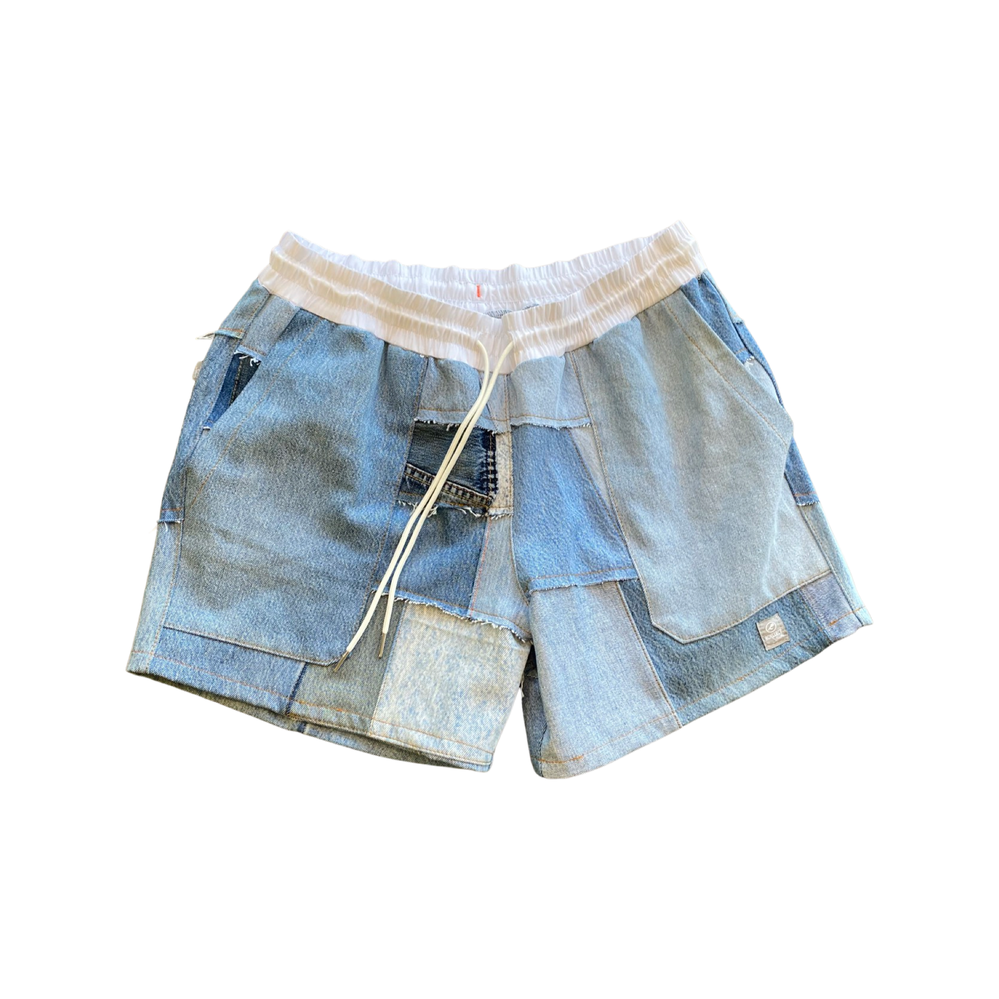 Multi Tonal Denim Short