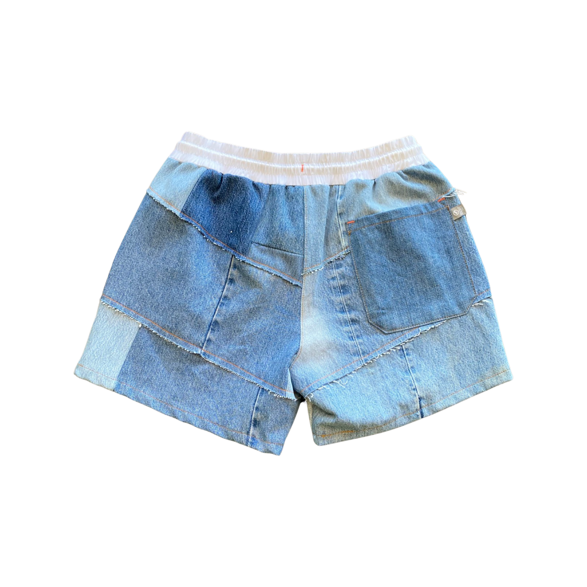 Multi Tonal Denim Short