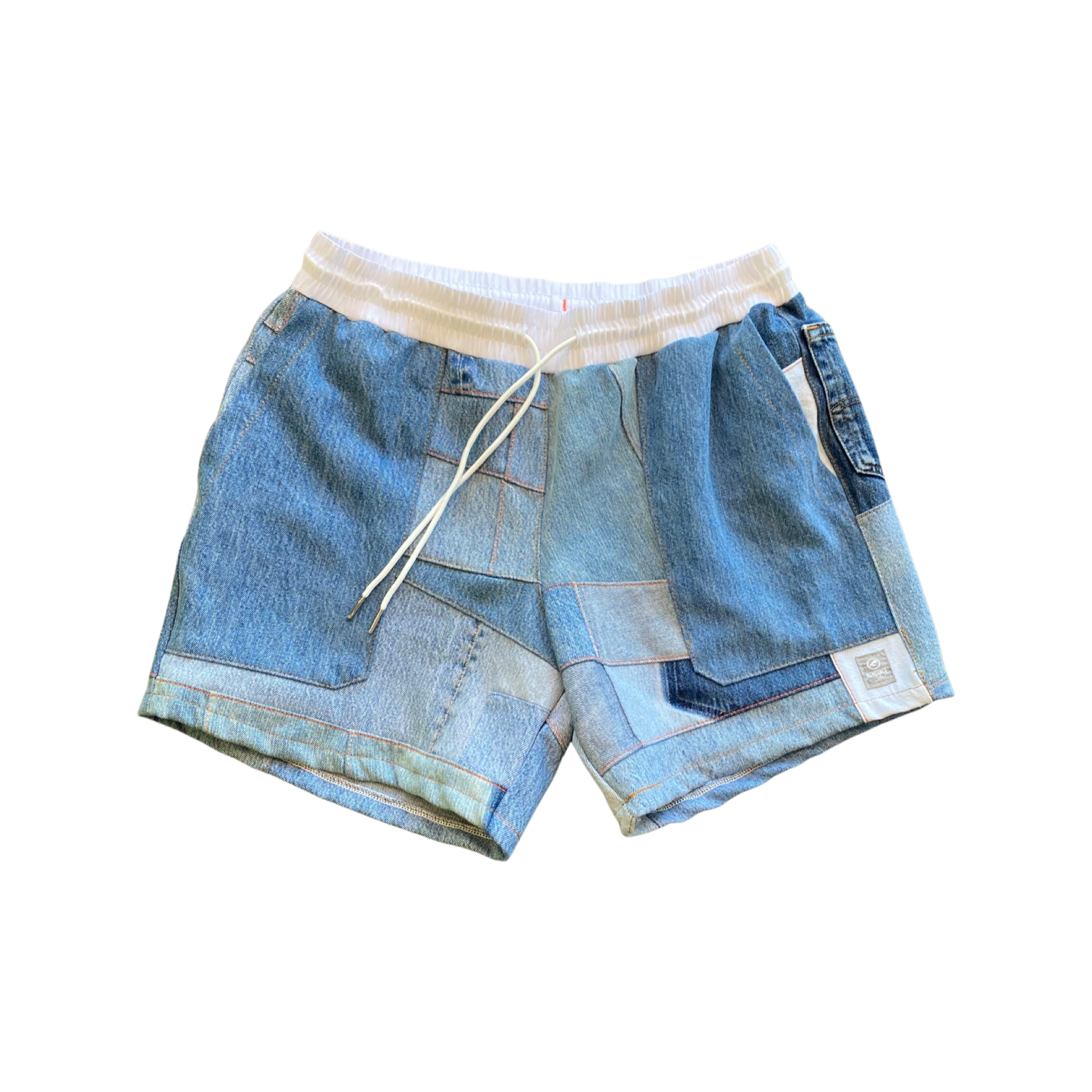 Multi Tonal Denim Short