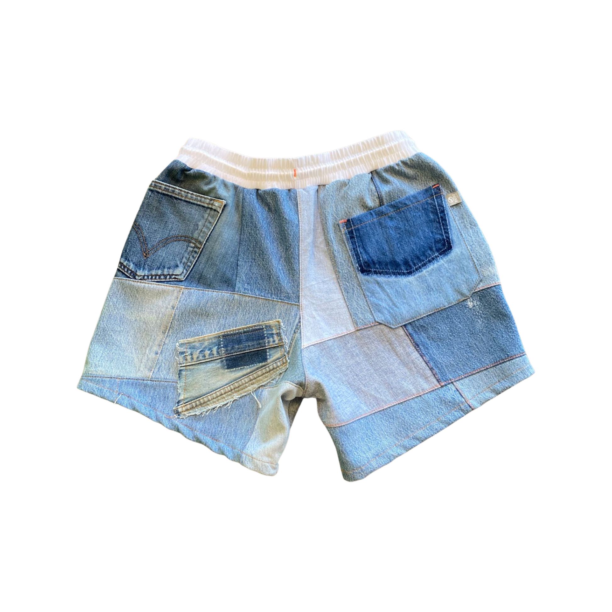 Multi Tonal Denim Short