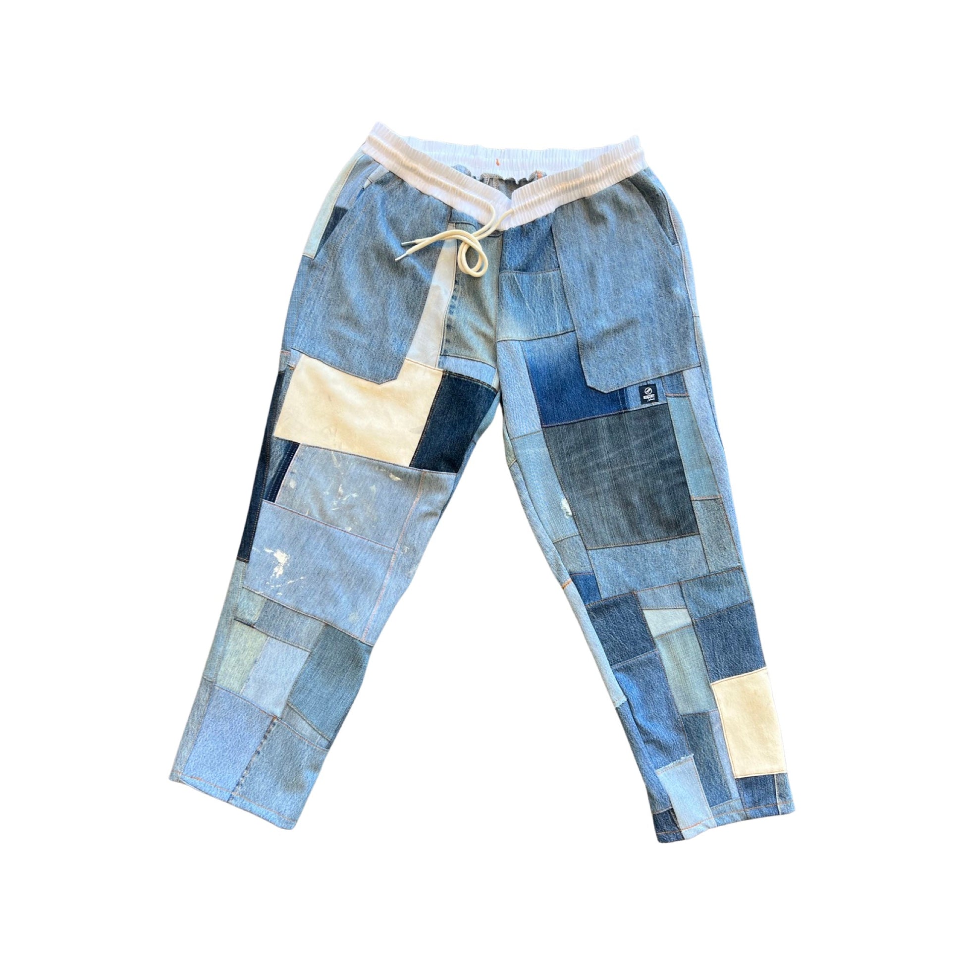 Multi Tonal Denim Pant