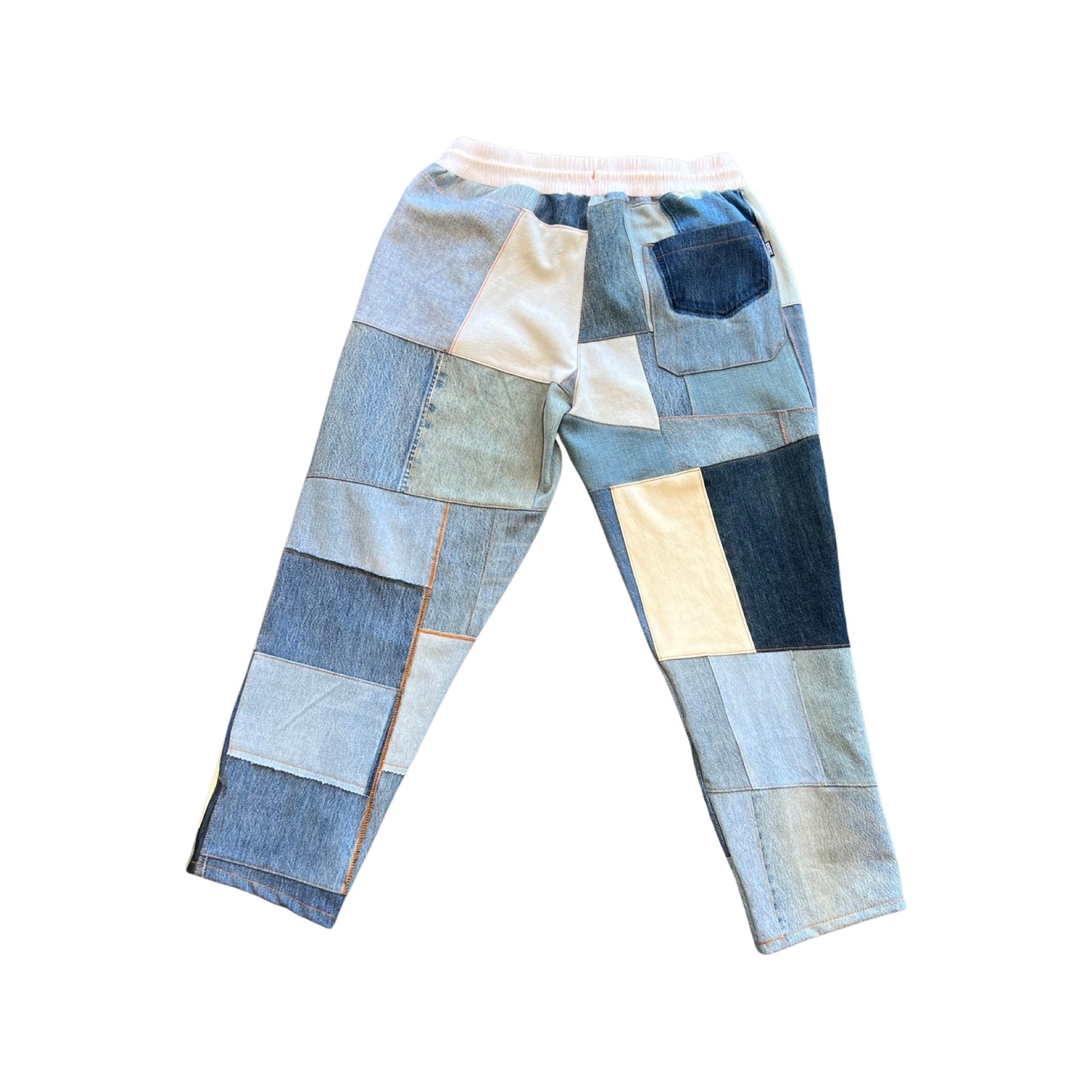 Multi Tonal Denim Pant