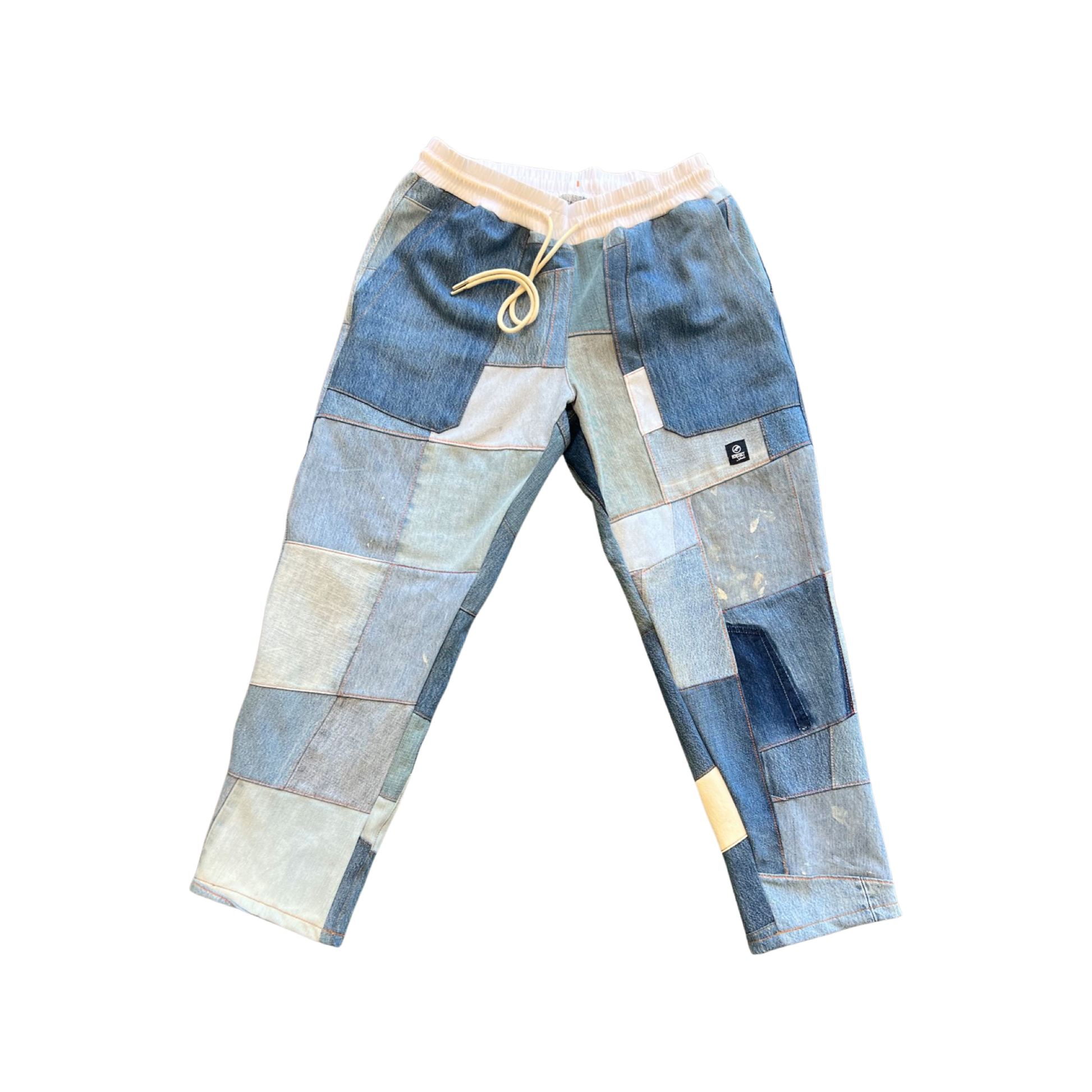 Multi Tonal Denim Pant