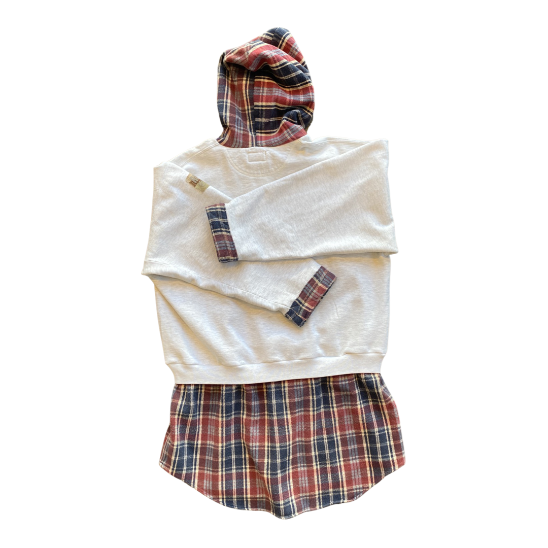 Layered Flannel Hood
