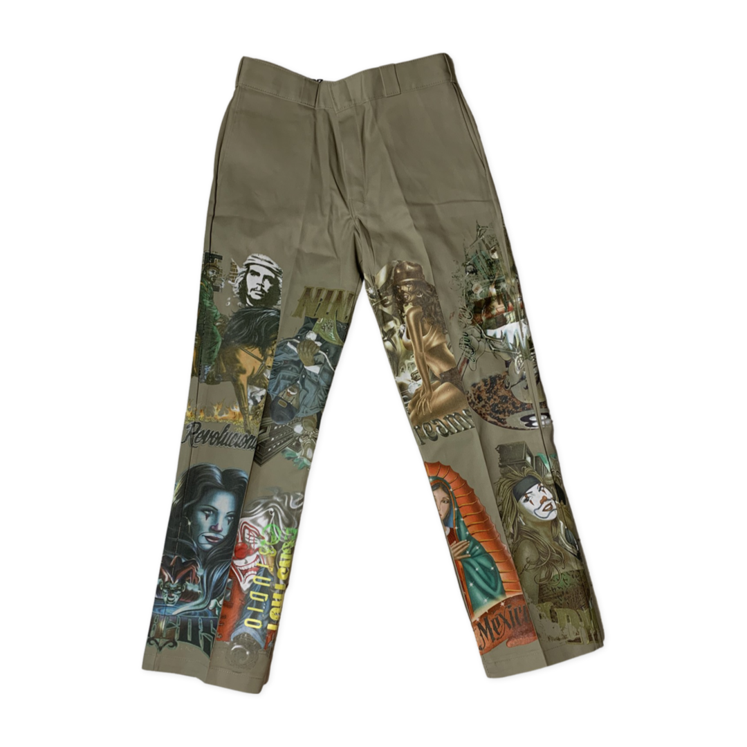 EAST LA Heat Transfer Dickies // Tan