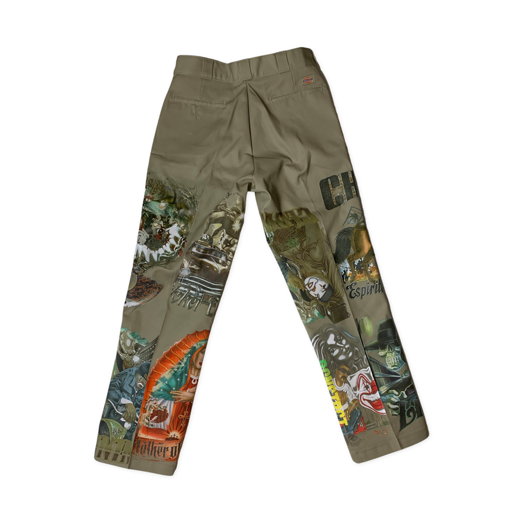 EAST LA Heat Transfer Dickies // Tan