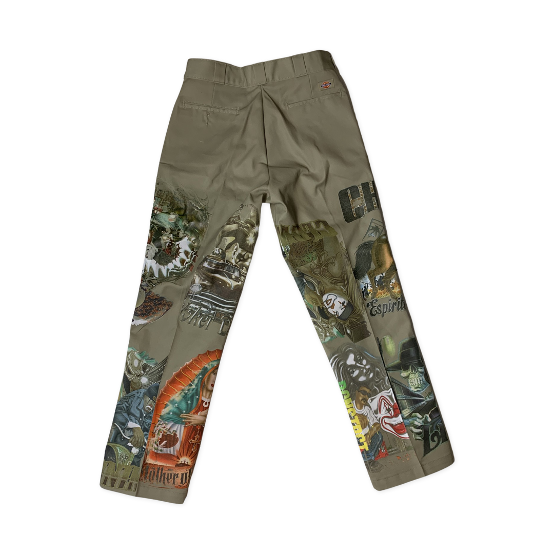 EAST LA Heat Transfer Dickies // Tan