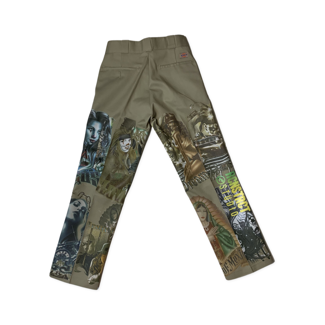 EAST LA Heat Transfer Dickies // Tan