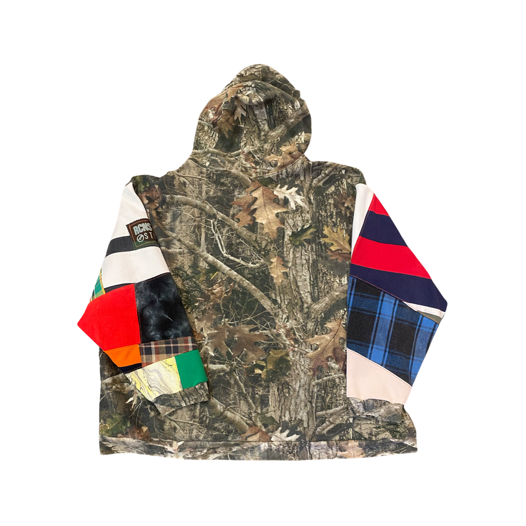 1.22 Camo Sleeve Mix Hoodie