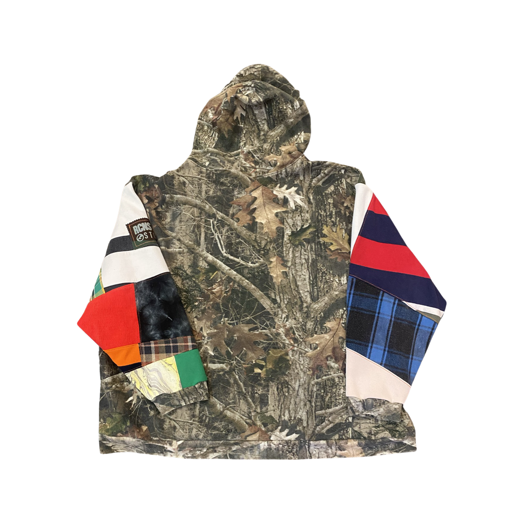1.22 Camo Sleeve Mix Hoodie