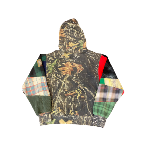 1.22 Camo Sleeve Mix Hoodie