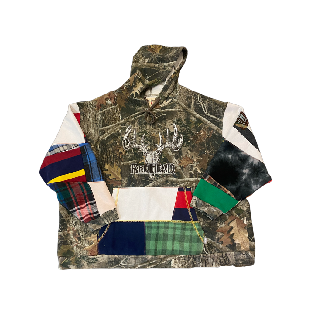 1.22 Camo Sleeve Mix Hoodie