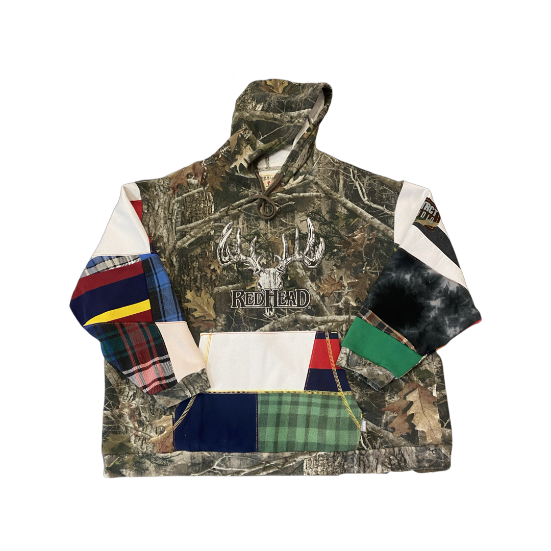 1.22 Camo Sleeve Mix Hoodie