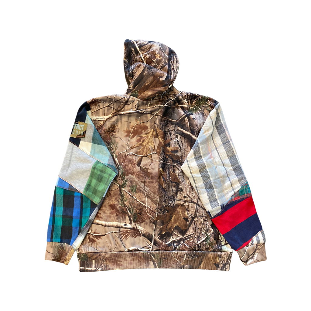 1.22 Camo Sleeve Mix Hoodie