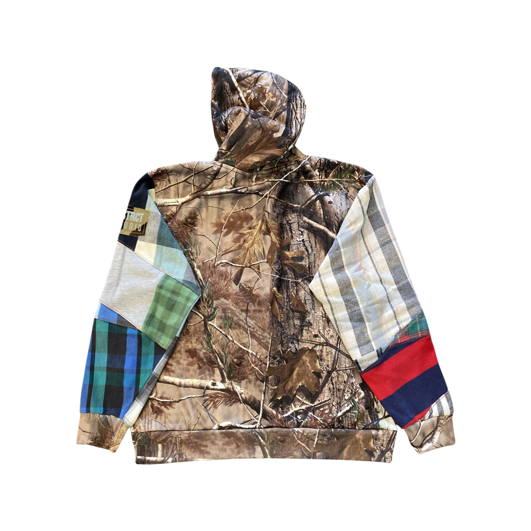 1.22 Camo Sleeve Mix Hoodie