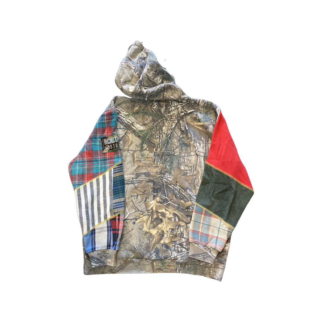 1.22 Camo Sleeve Mix Hoodie