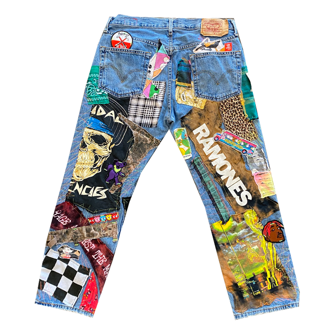 Patchwork Pantalones