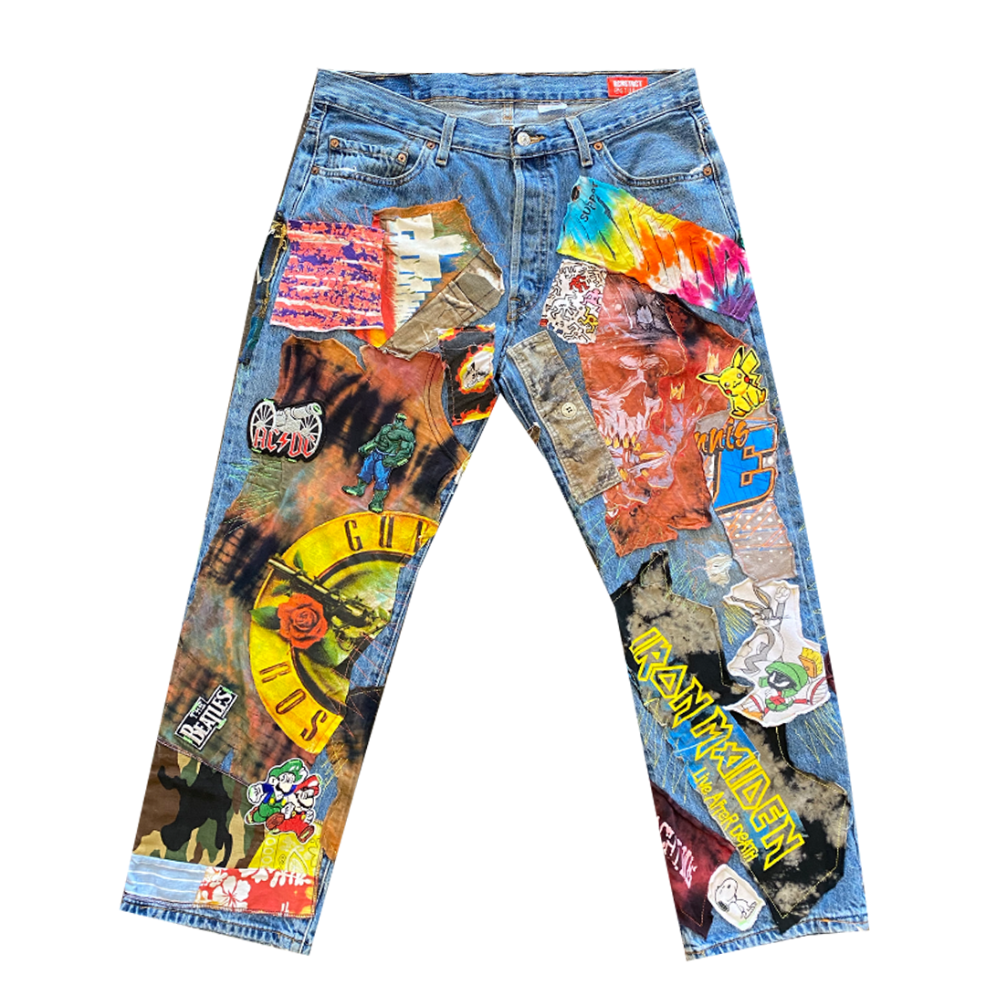 Patchwork Pantalones