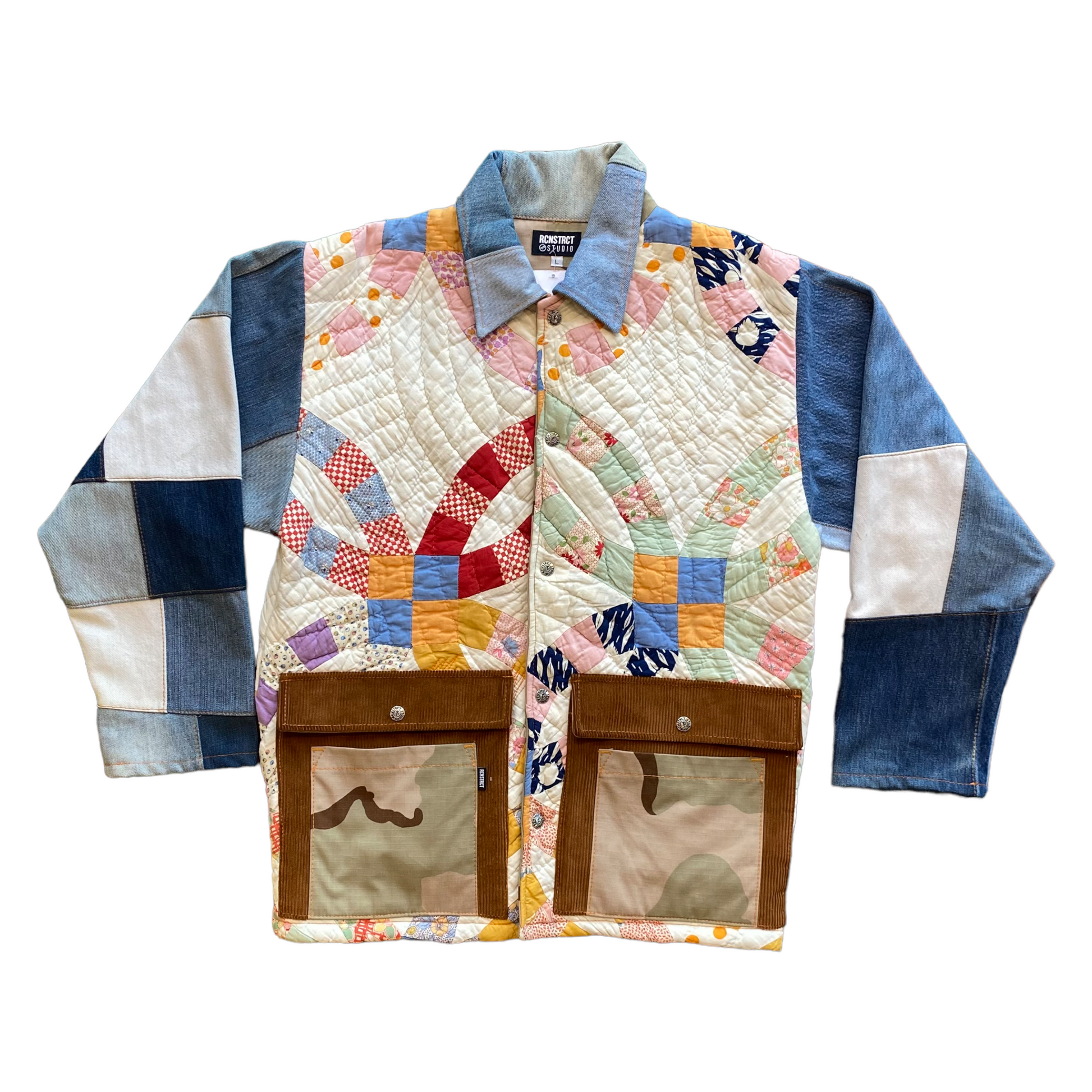 Quilt + Denim Patchwork Jacket