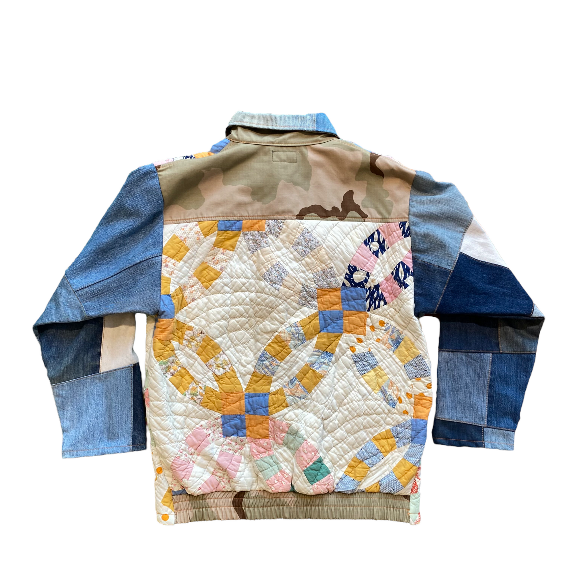 Quilt + Denim Patchwork Jacket