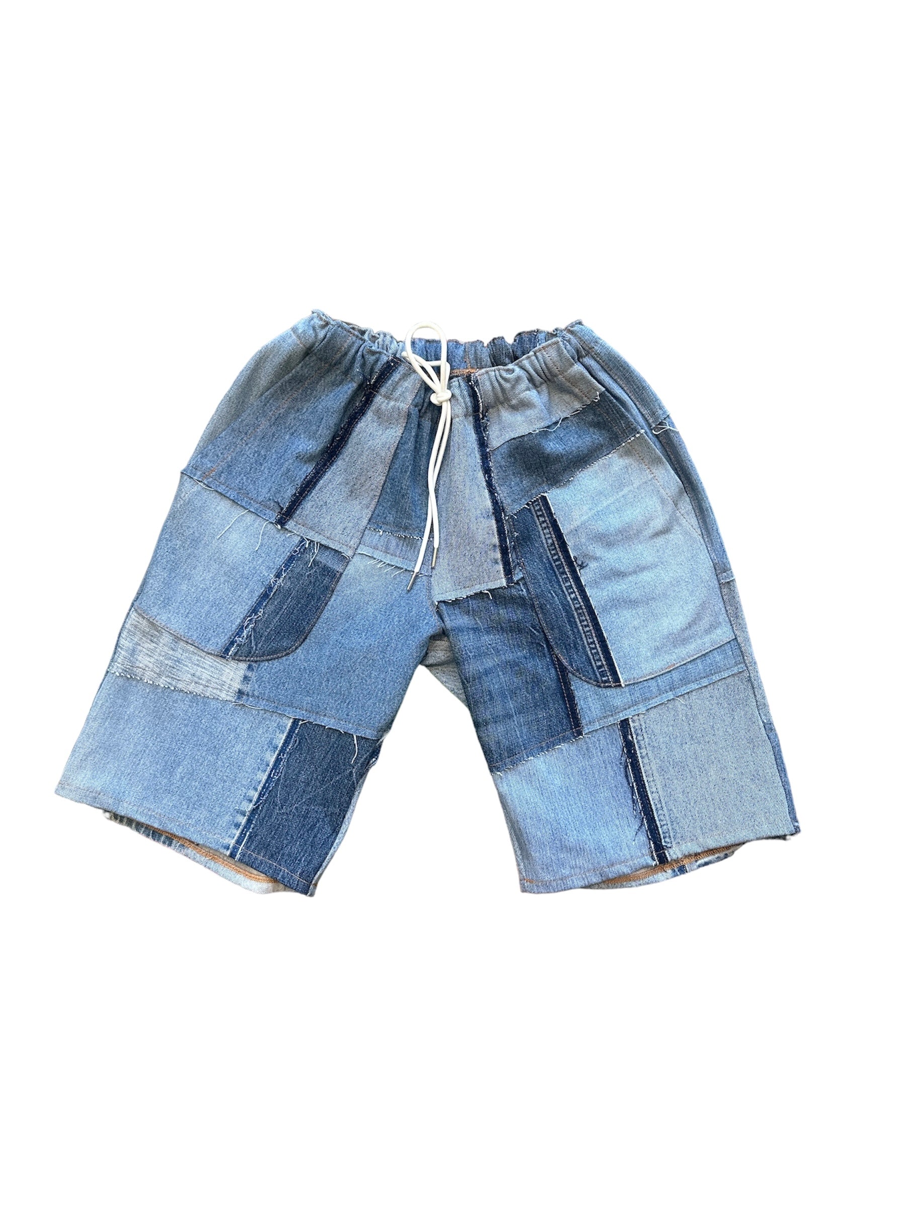 Multi Tonal Fray Jorts