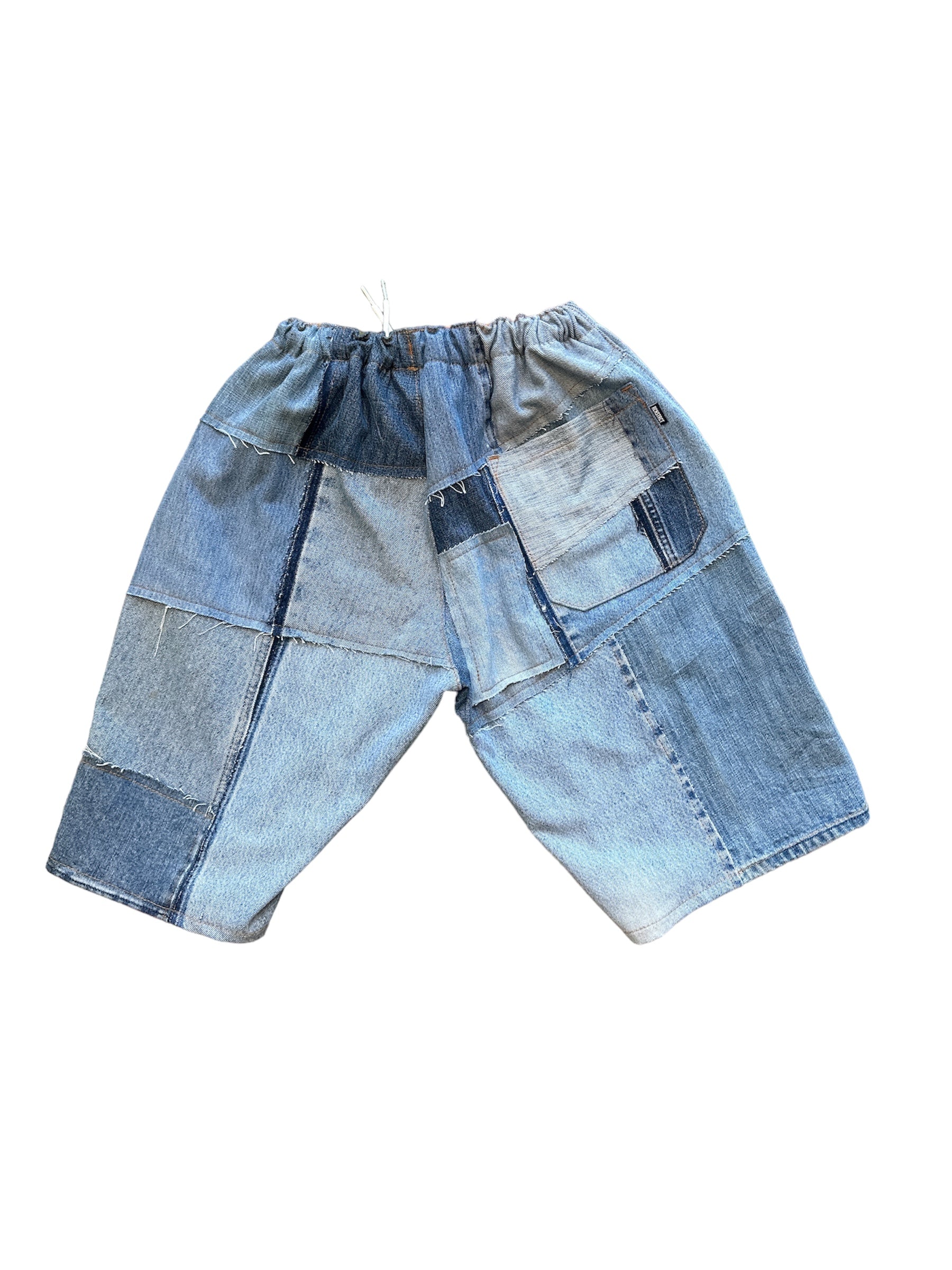 Multi Tonal Fray Jorts