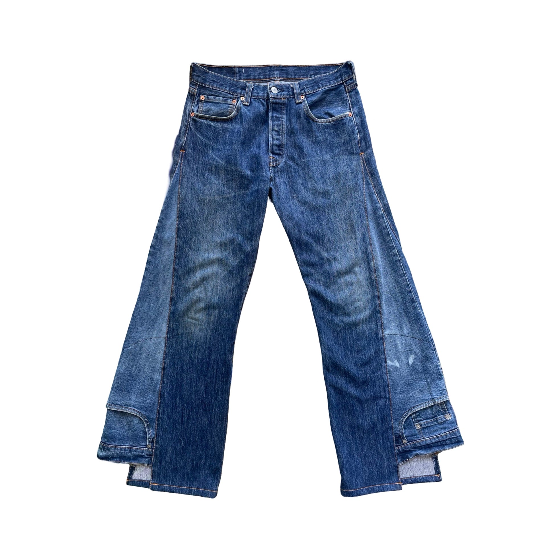 Denim Flip Pant