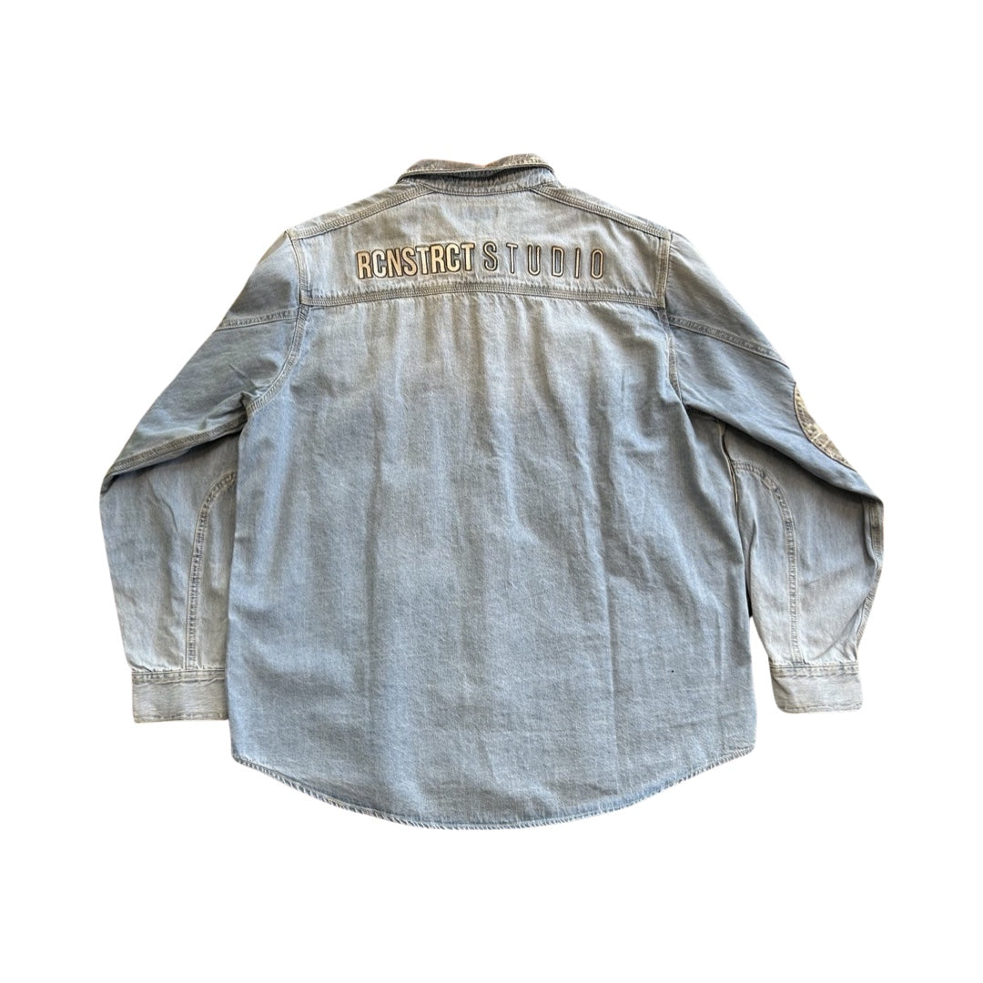 Tree Pocket Denim Shirt / REMADE IN LA
